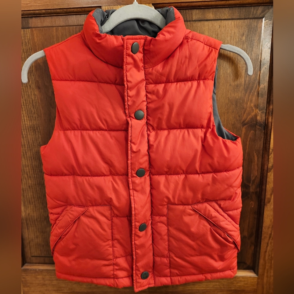 Gymboree Boys Puffer Vest, Size 7-8